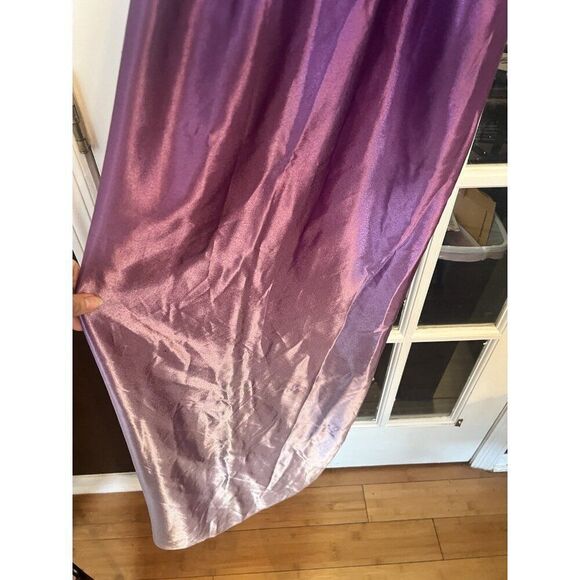 Vintage Nadine Purple Ombré Whimsygoth Y2K Fairy Formal Maxi Dress Medium     Aa - Picture 2 of 7